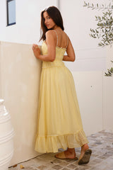 Understand It Maxi Dress Yellow