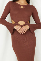 The One That Got Away Maxi Dress Brown