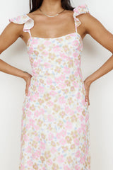 Fall Into Place Maxi Dress Pink