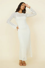 Exploration Maxi Dress Beige