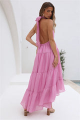 Spring Sunsets Maxi Dress Pink
