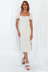 Coffee And Pastries Midi Dress