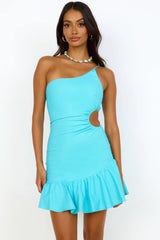 Beachside Memories Dress Blue