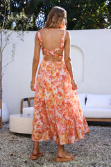 Tell Me Everything Maxi Dress Orange