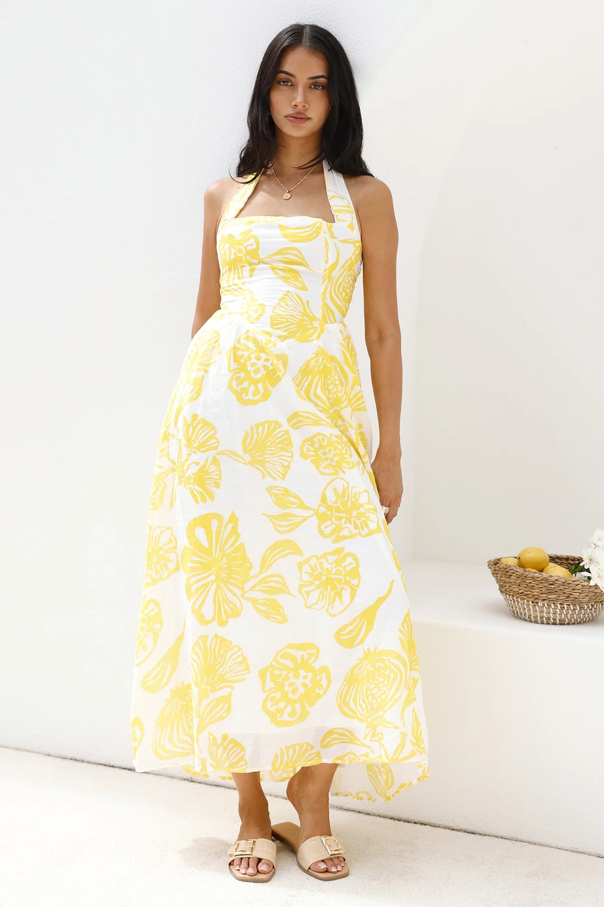 Eternal Spring Maxi Dress Yellow