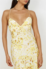 For The Taking Maxi Dress Yellow