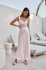 Milos Nights Midi Dress Pink