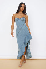 Sweet Surprises Midi Dress Denim
