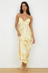 For The Taking Maxi Dress Yellow