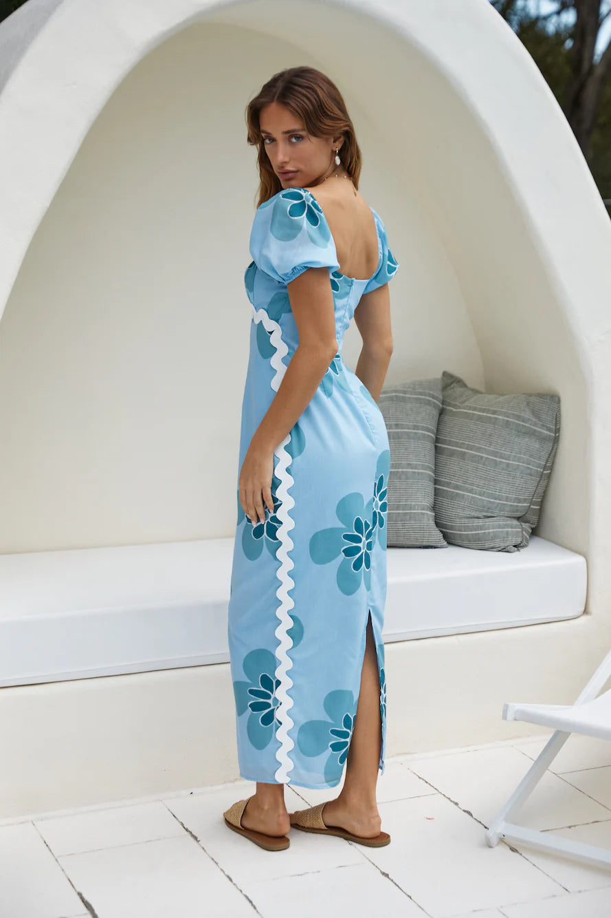 Afina Maxi Dress Blue