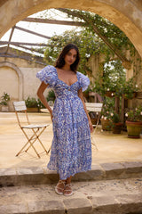 Ivy Rose Maxi Dress Blue