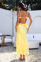 Don't Speak Maxi Dress Yellow
