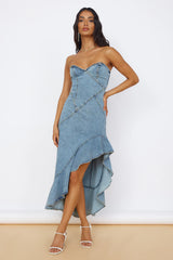 Sweet Surprises Midi Dress Denim
