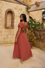 Dusk and Dawn Maxi Dress Brown