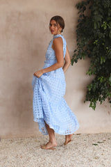 Kiss Me Maxi Dress Blue