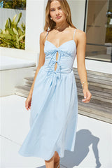 Sincerely True Maxi Dress Blue