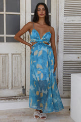 Sweet Music Maxi Dress Blue