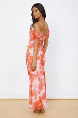 Deep Dawn Maxi Dress Pink
