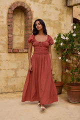Dusk and Dawn Maxi Dress Brown