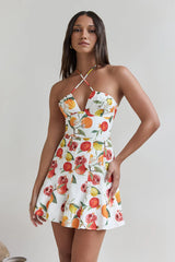Fruits Of Summer Mini Dress Print