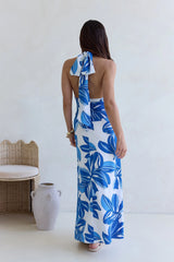Voices All Around Maxi Dress Blue