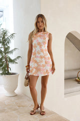 Soft Whispers Mini Dress Orange