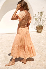 Sun Of The Sky Maxi Dress Orange