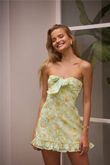 Growing Love Mini Dress Green