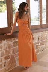 Endless Travels Maxi Dress Orange
