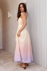 Ready For It Strapless Maxi Dress Yellow