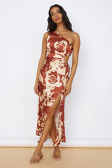 Fulfilled Dreams Maxi Dress Brown