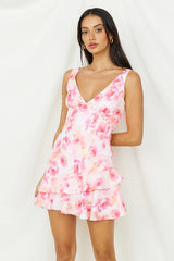 Zephyr Nights Mini Dress Pink