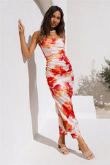 Talk About It Maxi Dress Orange