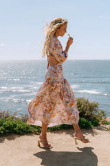 Come And Go Maxi Dress Pink