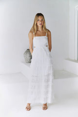 Spirit Flourish Maxi Dress White