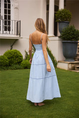 Mandy More Maxi Dress  Blue