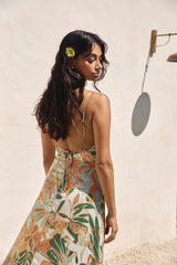 Rainforest Glow Maxi Dress Green