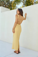 Summer Song Maxi Dress Yellow