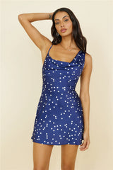 Polaroid Camera Dress Blue