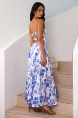 Among The Branches Maxi Dress Blue
