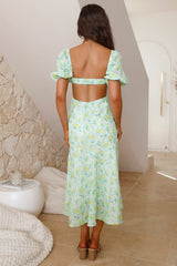 Back From Florence Maxi Dress Green
