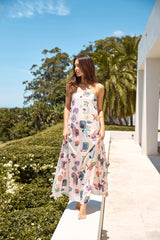 Mythical Strapless Maxi Dress Pink