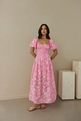 Step By Step Maxi Dress Pink