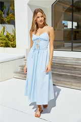 Sincerely True Maxi Dress Blue