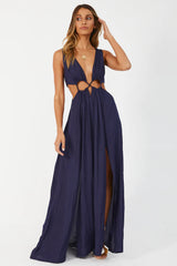 HELLO MOLLY Since I Met You Maxi Dress Ink