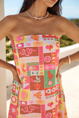 Spellcaster Strapless Maxi Dress Multi