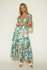 Afternoon Glow Maxi Dress Floral