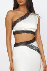 Limitless Love Satin Maxi Dress Champagne