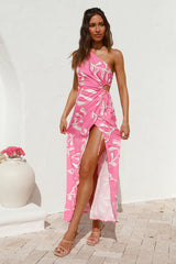 Hawaiian Party Maxi Dress Pink