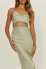 Carmela Maxi Dress Sage